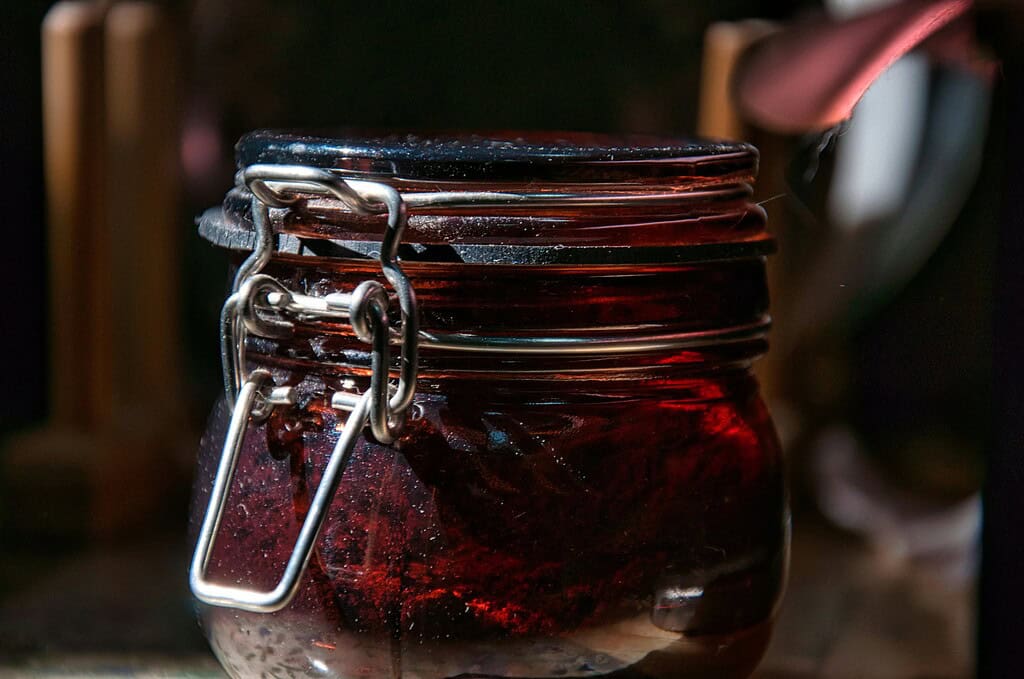 homemade plum jam
