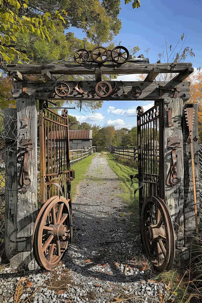 20 Gorgeous Farm Gate Entrance Ideas for Your Homestead - The Ultimate ...